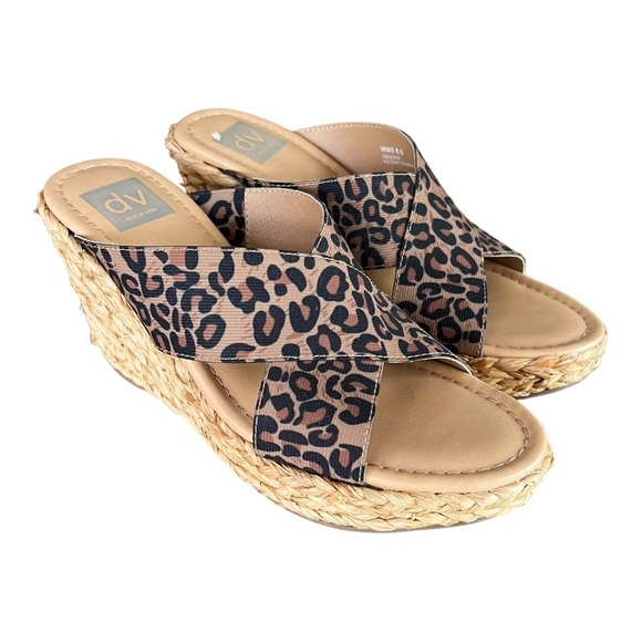 Dolce Vita leopard platform wedge new without box size 8.5 - Picture 1 of 10